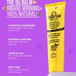 dr.pawpaw Dr. PAWPAW Original Balm With Olive & Castor Oil - 25 ml image 4