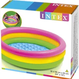 zee Round Kids Bathing Small Size 0 to 2 Years 2 feet Tubs Inflatable Swimming Pool Inflatable Swimming Pool image 2
