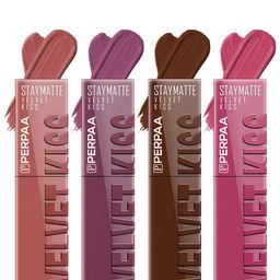 PERPAA Set Of 4 Velvet Kiss Waterproof Liquid Lipstick -3.5 ml Each -Shades -5 - 6 -7 - 10-picture-25