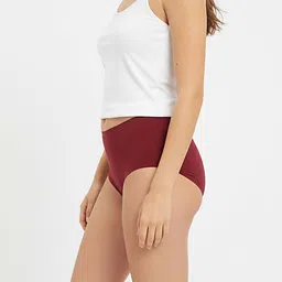 FiveFlag Pack of 6 Combed Cotton Mid-Rise Hipster Briefs image 5