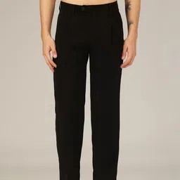 DENNISON Men Comfort Easy Wash Pleated Trousers-image-93