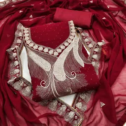 KALINI Embroidered Unstitched Dress Material-picture-39