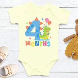 Lillypupp Infants Printed Pure Cotton Bodysuitv image 4