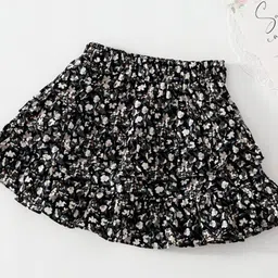 LULU & SKY Girls Floral Pattern Mini Skirt image 2