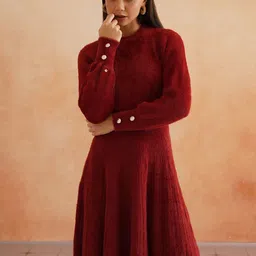 Beatnik A-Line Midi Dress-picture-27
