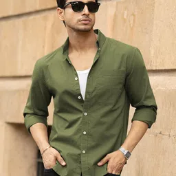 Powerlook SS25 Button-Down Collar Pure Cotton Lightweight Casual Shirt image 4