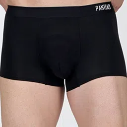 PANTEAZY Men Mid Rise Breathability Trunks-KEV-2410-BSB-B-M-Black image 4