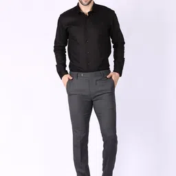 STYLES CULTURE Men Relaxed Regular Fit Mid-Rise Formal Trousers image 2