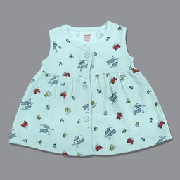 Born Babies Print Organic Cotton A-Line Dress-picture-26