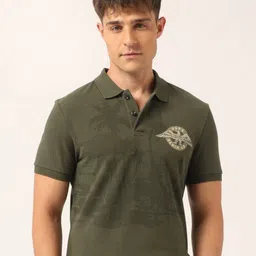 U.S. Polo Assn. Denim Co. Men Printed Polo Collar Applique T-shirt-picture-55