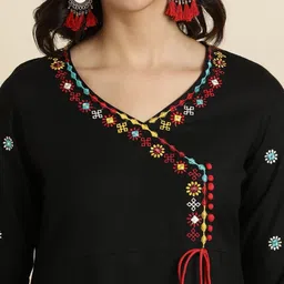 Anouk Women Ethnic Motifs Embroidered Kurta image 5