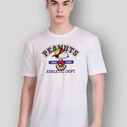 FLYIND VOGUE OUTFIT Men Peanuts Bio Finish Graphic Printed Round Neck T-shirt-picture-41