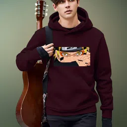 LECOWAR Men Printed Hooded Neck Long Sleeve Sweatshirt-picture-28
