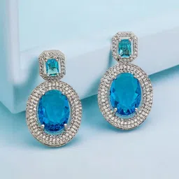 Gemron Jewel Contemporary Drop Earrings image 2