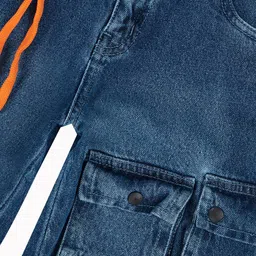 Gini and Jony Boys Washed Denim Cargo Shorts Technology image 3