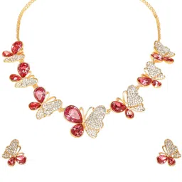 Anouk Gold-Plated Stone Studded Jewellery Set image 3