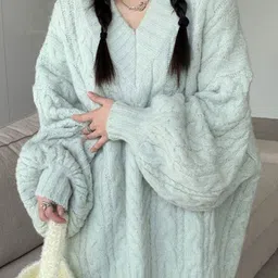 LULU & SKY Women Cable Knit Pullover-picture-38