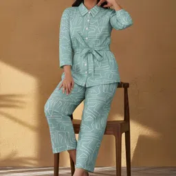 universe creation Printed Shirt Collar Shirt & Trousers Co-Ords image 2