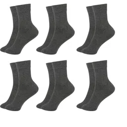 MUKHAKSH Unisex Grey Socks image 1