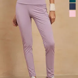 COLOR CAPITAL Women Pack of 4 Skin Fit Antimicrobial Tights-picture-22