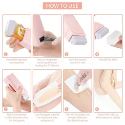 ENORA Roll On Wax Heater Hair Removal Wax Machine image 2