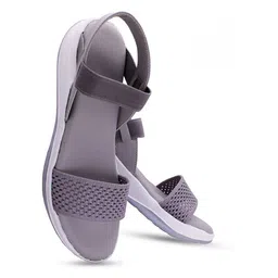 MONAQI Women Colourblocked Open Toe Flats image 3