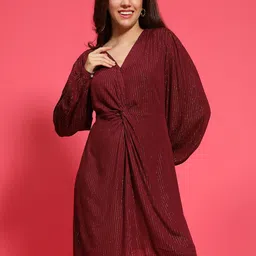 Oxolloxo Women Fit & Flare Dress-image-46