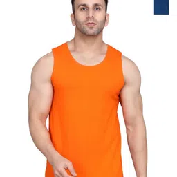 WOOSTRO Men Pack Of 2 Solid Round Neck Cotton Slim Fit T-shirts-image-59