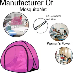 bergojewels Polyester Adults Washable Kids Baby Mosquito Net with base Mosquito Net Polyester Washable Kids Mosquito Net image 3