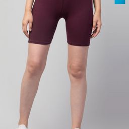 HIRRUX Women Skinny Fit Low-Rise Cycling Sports Shorts-picture-26