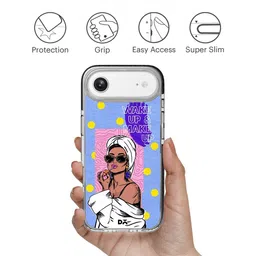 DailyObjects Typography Printed iPhone Air Back Case Mobile Accessories image 2