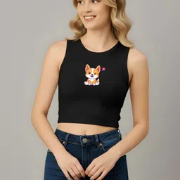 SZN Crepe Tank Crop Top-picture-30