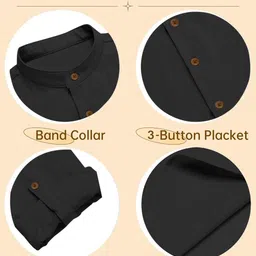 ZELINCO Men Thread Work Kurta image 3