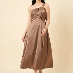 aayu Satin Fit & Flare Midi Dress-picture-22