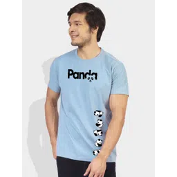 Greylongg Men Typography Printed Applique T-shirt image 5