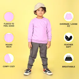 NUSYL Boys Printed Oversized Sweatshirt image 5