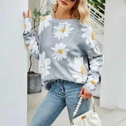 JC Mode Women Floral Printed Pullover image 5