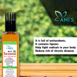ANI'S Set Of 2 Bottle Gourd & Sesame Hair Oil For Strong & Silky Hairs - 100ml Each image 3