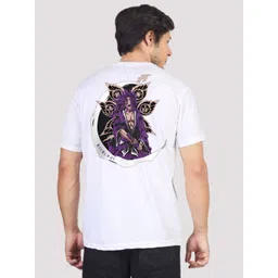 Greylongg Men Typography Printed Applique T-shirt-picture-33