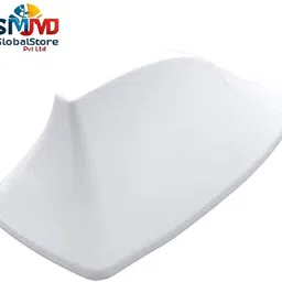 smjmd global Store Universal Shark Fin White Car Antenna For All Car Models of Trailhawk Satellite Vehicle Antenna image 2