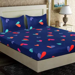 WELLNEST Microfiber Fitted King Bedsheets image 2