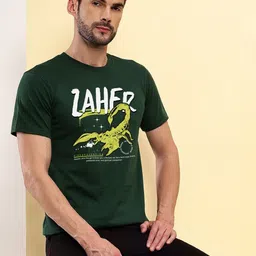 T.T. Men Graphic Printed Round Neck Cotton T-shirt-picture-20