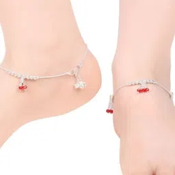 AamNa Enterprises Silver-Plated Anklet-picture-20