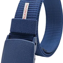 nukaichau Boys Casual, Evening, Party Blue Nylon Belt image 1
