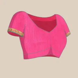 KALINI Pink Poly Georgette Bandhani Sarees image 2