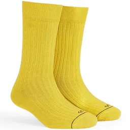 Dynamocks Pack Of 4 Striped Combed Cotton Odour Free Calf-Length Socks image 3