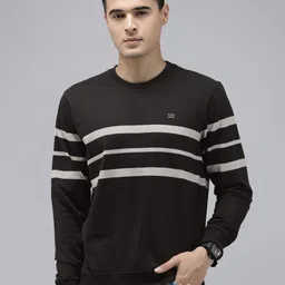 ColorPlus Round Neck Striped Sweatshirt image 5