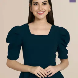 Mast & Harbour Women Pack of 2 Puff Sleeve Wrap Top image 1
