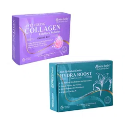 Mexico herbs Set Of 2 Anti Aging Collagen & Hydra Boost Facial Kit - 10 g Each image 1