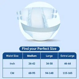 Kindfit Set Of 2 Tape Style Rash Free Adult Diapers - XXL - 10Pcs Each image 2